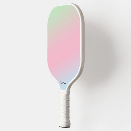 Kleurrijke gradiënt van de Waterverf Gepersonalise Pickleball Paddle (Links)