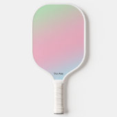 Kleurrijke gradiënt van de Waterverf Gepersonalise Pickleball Paddle (Voorkant)