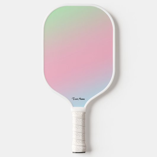 Kleurrijke gradiënt van de Waterverf Gepersonalise Pickleball Paddle (Voorkant)
