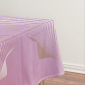 Kleurrijke gradiënt van goudzeemijlvormig roos tafelkleed (Voorbeeld)