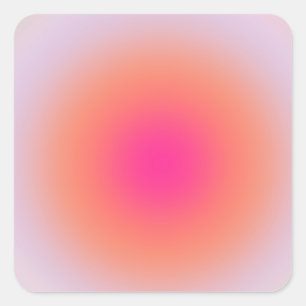  kleurrijke gradiënt vierkante sticker