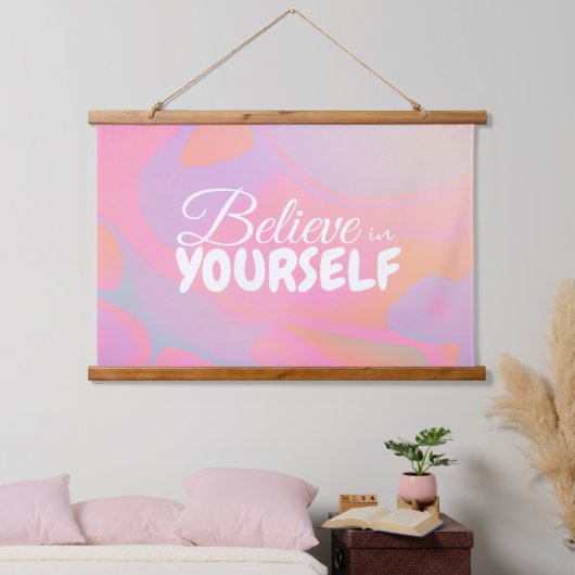 Kleurrijke gradiënt vloeibare werveling esthetisch hangend wandkleed (Slaapkamer)