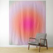 kleurrijke gradiënt wandkleed (In situ)