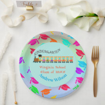 Kleurrijke Graduation Cap Afstuderen Train