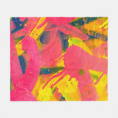 Kleurrijke graffiti. Abstracte straatkunst afsluit Fleece Deken (Voorkant (Horizontaal))