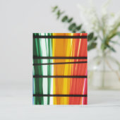 Kleurrijke graffiti Art Lines Briefkaart (Staand voorkant)