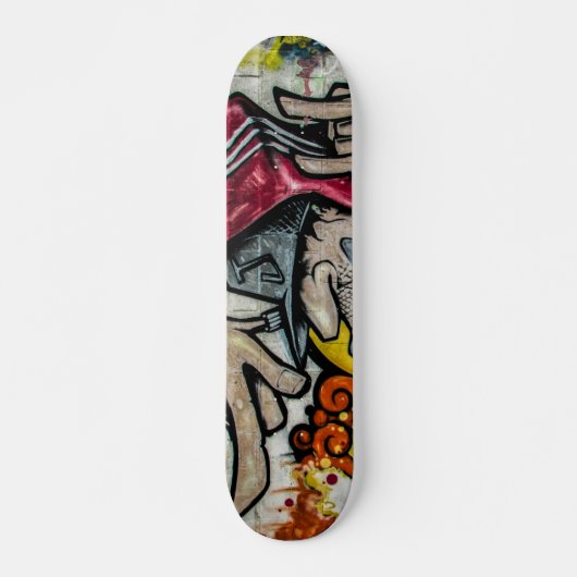Kleurrijke Graffiti Art Skateboard (Voorkant)