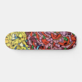 Kleurrijke Graffiti Art Skateboard (Horizontaal)