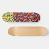 Kleurrijke Graffiti Art Skateboard (Horizontaal)
