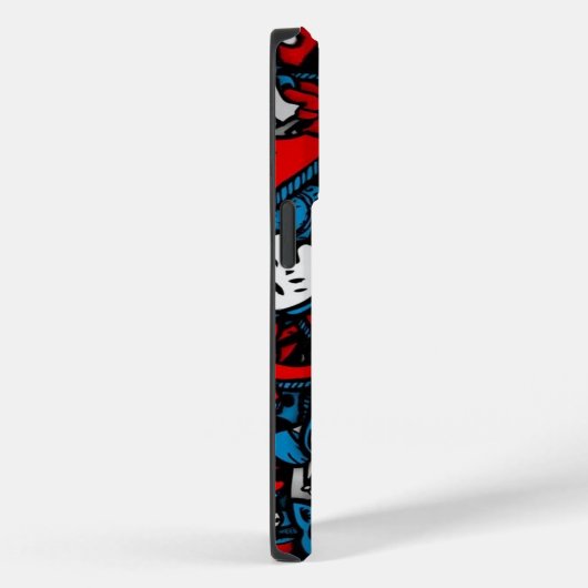 Kleurrijke graffiti Case-Mate iPhone case (Achterkant / Rechts)