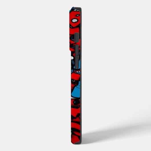 Kleurrijke graffiti Case-Mate iPhone case (Achterkant / Links)