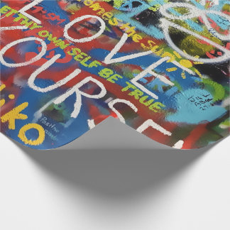Kleurrijke graffiti kunst, cadeaupapier