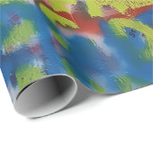 Kleurrijke graffiti kunst, cadeaupapier (Rol Hoek)