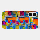 Kleurrijke graffiti kunst, Case-Mate iPhone case (Achterkant (horizontaal))