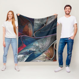 Kleurrijke graffiti kunst, fleece deken