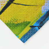 Kleurrijke graffiti kunst, fleece deken (Hoek)