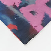 Kleurrijke graffiti kunst, fleece deken (Hoek)