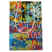 Kleurrijke graffiti kunst, medium cadeauzakje (Voorkant)