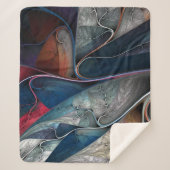 Kleurrijke graffiti kunst, sherpa deken (Voorkant)