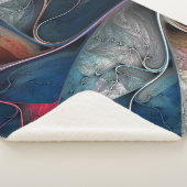 Kleurrijke graffiti kunst, sherpa deken (3/4)