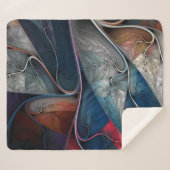 Kleurrijke graffiti kunst, sherpa deken (Voorkant (horizontaal))