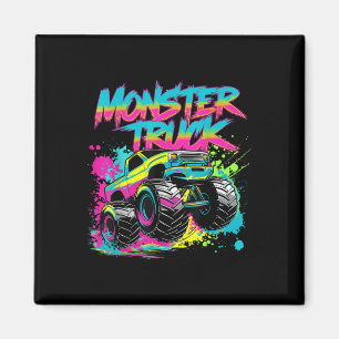 Kleurrijke Graffiti Kunst voor Monstertruck Magneet