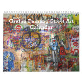 Kleurrijke Graffiti Painting Street Art 2025 Kalender (Hoes)