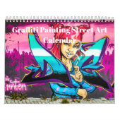 Kleurrijke Graffiti Painting Street Art 2025 Kalender (Hoes)
