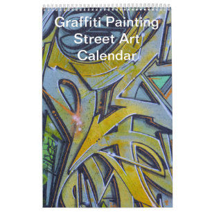 Kleurrijke Graffiti Painting Street Art 2025 Kalender