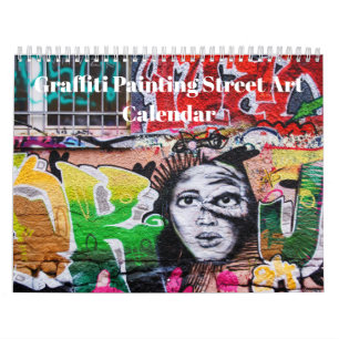Kleurrijke Graffiti Painting Street Art 2025 Kalender