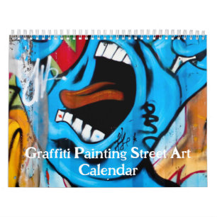 Kleurrijke Graffiti Painting Street Art 2025 Kalender