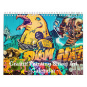 Kleurrijke Graffiti Painting Street Art 2025 Kalender (Hoes)