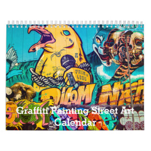 Kleurrijke Graffiti Painting Street Art 2025 Kalender