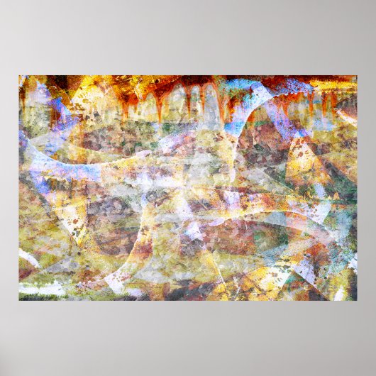 Kleurrijke graffiti poster (Voorkant)