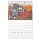 Kleurrijke Graffiti Schildering Straatkunst 2018 Kalender (Jan 2027)