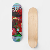 Kleurrijke graffiti-skateboard persoonlijk skateboard (Voorkant)