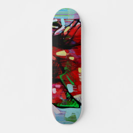 Kleurrijke graffiti-skateboard persoonlijk skateboard