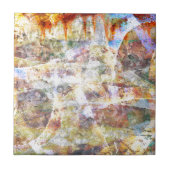 Kleurrijke graffiti tegeltje (Voorkant)