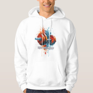 Kleurrijke Grafiek & Tekst Hoodie