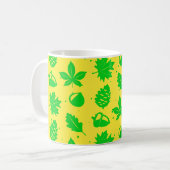 Kleurrijke grafische Natuur Koffiemok (Voorkant links)