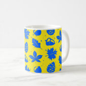 Kleurrijke grafische Natuur Koffiemok (Voorkant rechts)