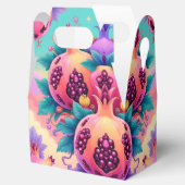 kleurrijke granaatappel bedankdoosjes (Geopend)