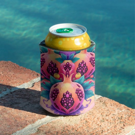 kleurrijke granaatappel blikjeskoeler (Insitu Zwembad)