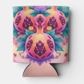 kleurrijke granaatappel blikjeskoeler (Voorkant)