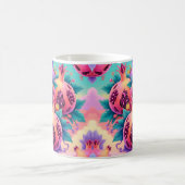 kleurrijke granaatappel koffiemok (Center)