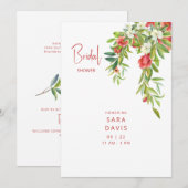 Kleurrijke granaatappel Toscaanse bruid Kaart (Voorkant / Achterkant)