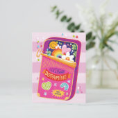 Kleurrijke Grappige Dopamine Gelukkige Geïllustree Briefkaart (Staand voorkant)