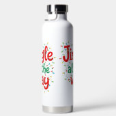 KLEURRIJKE GRAPPIGE KERSTUITSPRAAK WATERFLES (Rechts)