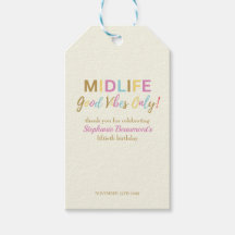 Kleurrijke Grappige Midlife Goede Vibes 50e Verjaa