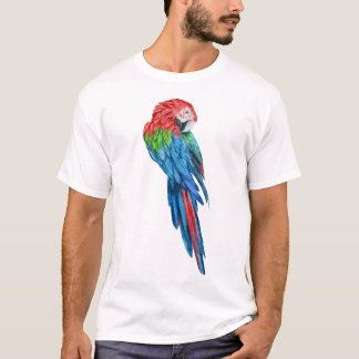 Kleurrijke grappige papegaai T-shirt | Tropical Bi